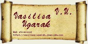 Vasilisa Ugarak vizit kartica